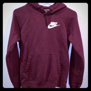 Maroon Nike hoodie ! Great condition